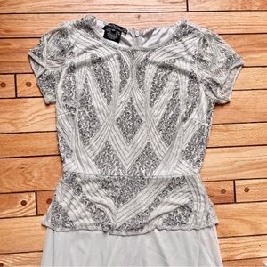 6P 💗 Wedding party / mother of the bride dress - beaded dusty mauve